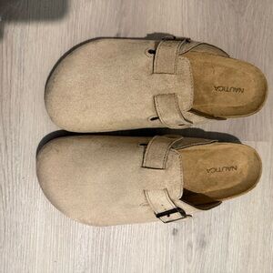 Nautica men’s Beige Suede Slip-On Shoes